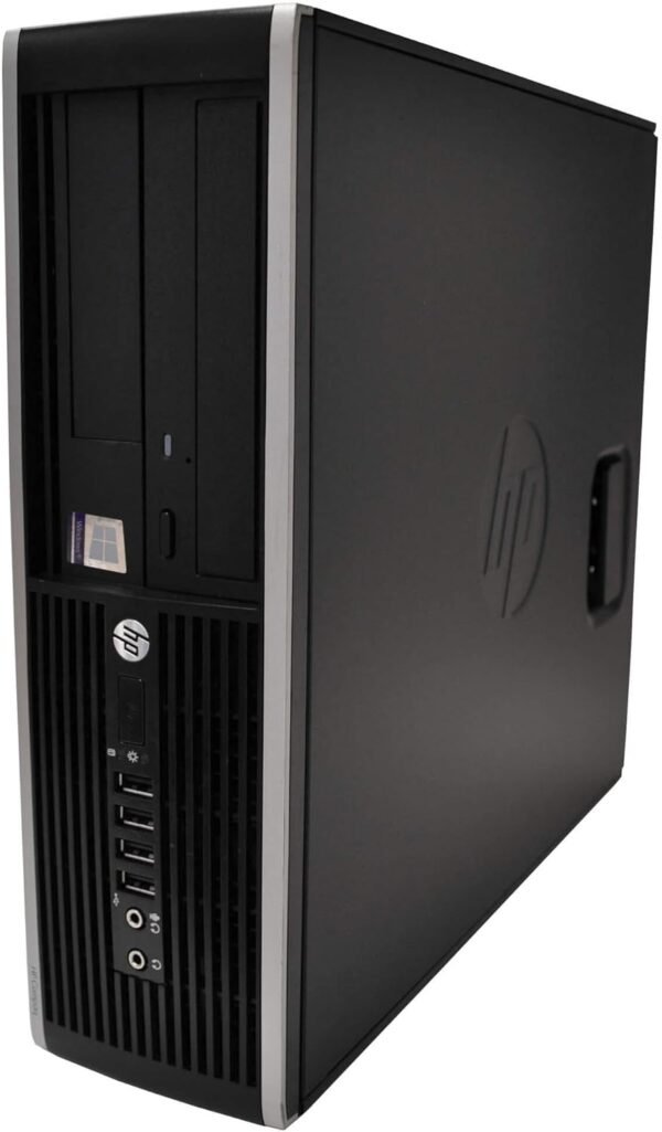 HP Elite Desktop PC Computer | Intel Quad-Core i5 | 8GB Ram | 1TB HDD | 24 Inch LCD Monitor (1080p HDMI). RGB Keyboard + Mouse | Desk Speakers | WiFi + Bluetooth | Windows 10 (Renewed)：圖片 7