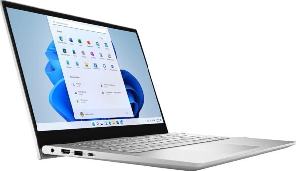 DELL [Windows 11 Home] 2021 Inspiron 5000 2 in 1 Laptop. 14 Touchscreen. Intel Core i3-1115G4 Processor. 12GB RAM. 1TB PCIe SSD. Remote for Work. Webcam. Wi-Fi 6. HDMI. Type-C. Backlit KB：圖片 2