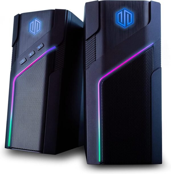 HP Elite Desktop PC Computer | Intel Quad-Core i5 | 8GB Ram | 1TB HDD | 24 Inch LCD Monitor (1080p HDMI). RGB Keyboard + Mouse | Desk Speakers | WiFi + Bluetooth | Windows 10 (Renewed)：圖片 3