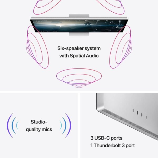 Apple Studio Display - Nano-Texture Glass - Tilt-Adjustable Stand：圖片 3