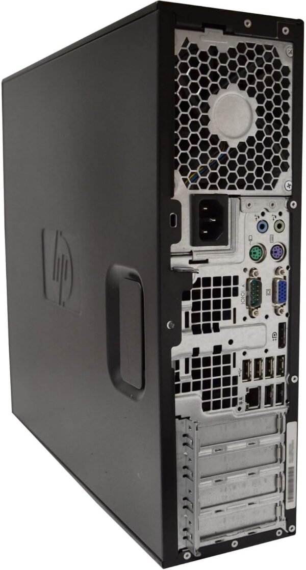 HP Elite Desktop PC Computer | Intel Quad-Core i5 | 8GB Ram | 1TB HDD | 24 Inch LCD Monitor (1080p HDMI). RGB Keyboard + Mouse | Desk Speakers | WiFi + Bluetooth | Windows 10 (Renewed)：圖片 8