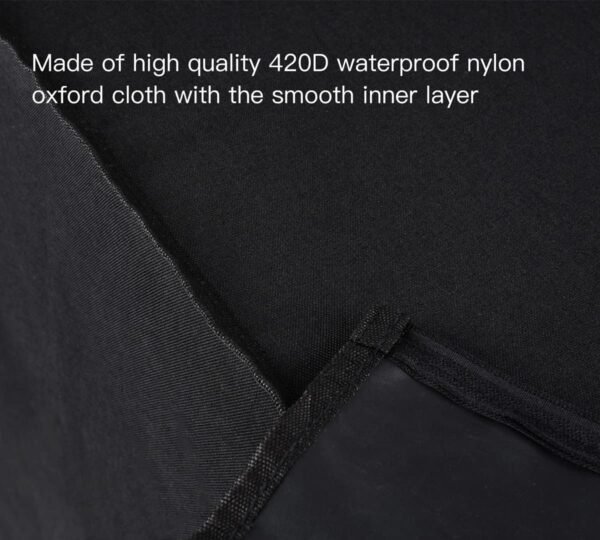 PC CPU Desktop Host Dust Cover Protector. Waterproof Desktop Mid-Tower Computer Host Dustproof Cover Full Case with Zipper. Anti-Static CPU Tower PC Dust Covers (10.6W x 20.5H x 24.6D)：圖片 4